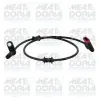 Sensor, Raddrehzahl Hinterachse rechts Hinterachse links MEAT & DORIA 90900