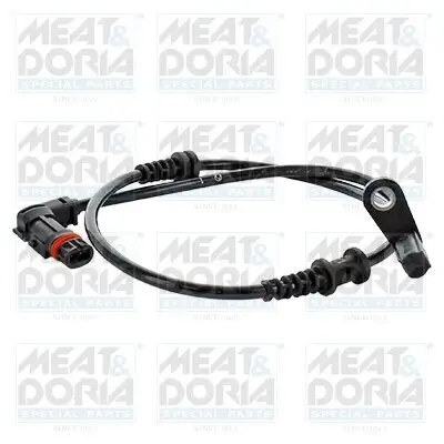 Sensor, Raddrehzahl Vorderachse rechts Vorderachse links MEAT & DORIA 90902