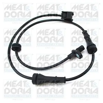 Sensor, Raddrehzahl MEAT & DORIA 90915E