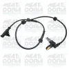 Sensor, Raddrehzahl Hinterachse links MEAT & DORIA 90922E