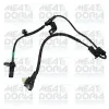 Sensor, Raddrehzahl Vorderachse links MEAT & DORIA 90930
