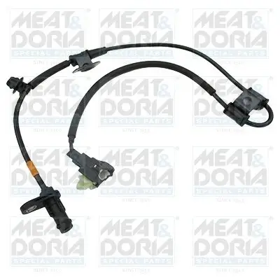 Sensor, Raddrehzahl Vorderachse rechts MEAT & DORIA 90931
