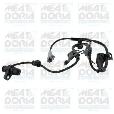 Sensor, Raddrehzahl Vorderachse rechts MEAT & DORIA 90943 Bild Sensor, Raddrehzahl Vorderachse rechts MEAT & DORIA 90943
