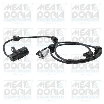 Sensor, Raddrehzahl Hinterachse links MEAT & DORIA 90944