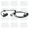 Sensor, Raddrehzahl Hinterachse links MEAT & DORIA 90944