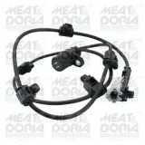 Sensor, Raddrehzahl Hinterachse rechts MEAT & DORIA 90945