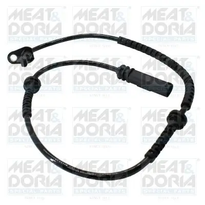 Sensor, Raddrehzahl Vorderachse rechts Vorderachse links MEAT & DORIA 90953