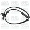 Sensor, Raddrehzahl Vorderachse rechts Vorderachse links MEAT & DORIA 90955