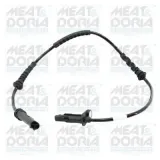 Sensor, Raddrehzahl Hinterachse rechts Hinterachse links MEAT & DORIA 90956