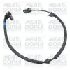 Sensor, Raddrehzahl Hinterachse links MEAT & DORIA 90963
