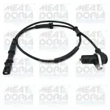 Sensor, Raddrehzahl MEAT & DORIA 90969