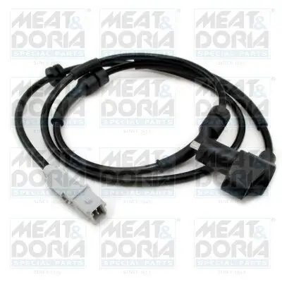 Sensor, Raddrehzahl Vorderachse rechts MEAT & DORIA 90972 Bild Sensor, Raddrehzahl Vorderachse rechts MEAT & DORIA 90972