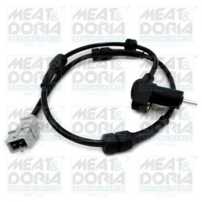 Sensor, Raddrehzahl Hinterachse rechts Hinterachse links MEAT & DORIA 90973