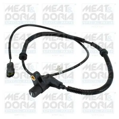 Sensor, Raddrehzahl Vorderachse rechts MEAT & DORIA 90989