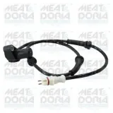 Sensor, Raddrehzahl Hinterachse links MEAT & DORIA 90995