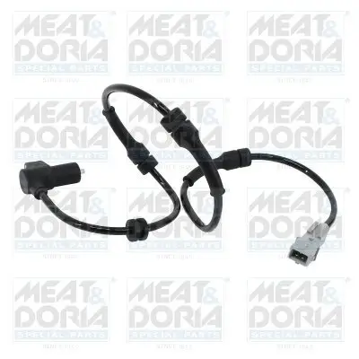 Sensor, Raddrehzahl Hinterachse rechts Hinterachse links MEAT & DORIA 90997