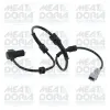 Sensor, Raddrehzahl Hinterachse rechts Hinterachse links MEAT & DORIA 90997
