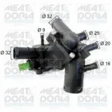 Thermostat, Kühlmittel MEAT & DORIA 92799