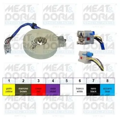 Lenkwinkelsensor 12 V MEAT & DORIA 93054