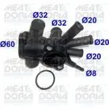 Kühlmittelflansch MEAT & DORIA 93132