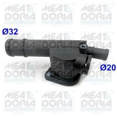 Kühlmittelflansch MEAT & DORIA 93198