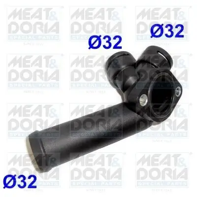 Kühlmittelflansch MEAT & DORIA 93200 Bild Kühlmittelflansch MEAT & DORIA 93200