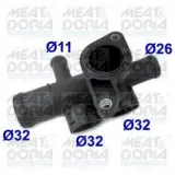 Kühlmittelflansch MEAT & DORIA 93202