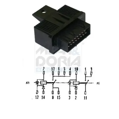 Relais, Kraftstoffpumpe 12 V MEAT & DORIA 73240107 Bild Relais, Kraftstoffpumpe 12 V MEAT & DORIA 73240107