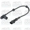 Sensor, Raddrehzahl Vorderachse rechts Vorderachse links MEAT & DORIA 90009