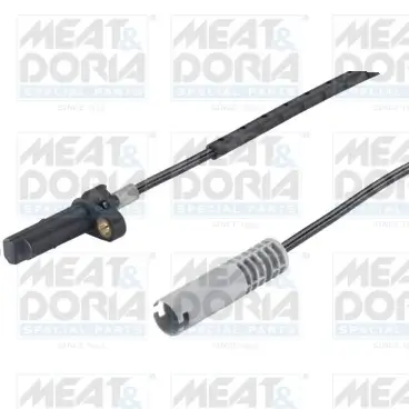 Sensor, Raddrehzahl Hinterachse rechts Hinterachse links MEAT & DORIA 90010