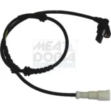 Sensor, Raddrehzahl Hinterachse links MEAT & DORIA 90026