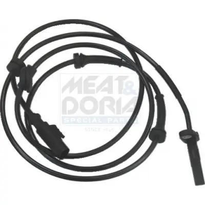 Sensor, Raddrehzahl Hinterachse rechts MEAT & DORIA 90040