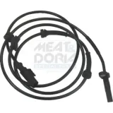 Sensor, Raddrehzahl Hinterachse rechts MEAT & DORIA 90040