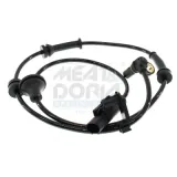 Sensor, Raddrehzahl Hinterachse rechts Hinterachse links MEAT & DORIA 90043