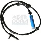 Sensor, Raddrehzahl Vorderachse rechts Vorderachse links MEAT & DORIA 90044
