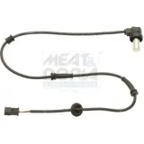 Sensor, Raddrehzahl Hinterachse rechts Hinterachse links MEAT & DORIA 90057
