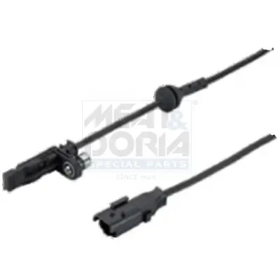 Sensor, Raddrehzahl Vorderachse rechts Vorderachse links MEAT & DORIA 90083