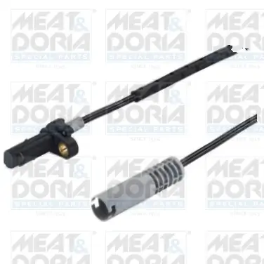 Sensor, Raddrehzahl Hinterachse rechts Hinterachse links MEAT & DORIA 90088
