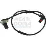Sensor, Raddrehzahl Vorderachse links MEAT & DORIA 90102