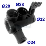 Kühlmittelflansch MEAT & DORIA 93105