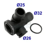 Kühlmittelflansch MEAT & DORIA 93106