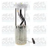 Türschloss hinten rechts hinten rechts MEAT & DORIA 31156