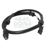 Sensor, Raddrehzahl Hinterachse rechts Hinterachse links MEAT & DORIA 90158