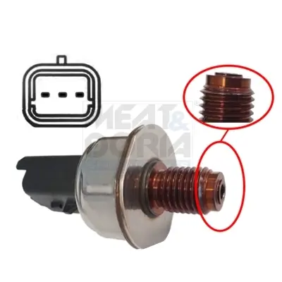 Sensor, Kraftstoffdruck MEAT & DORIA 9224