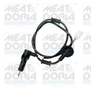 Sensor, Raddrehzahl Hinterachse links MEAT & DORIA 90224