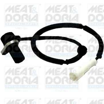 Sensor, Raddrehzahl Vorderachse links MEAT & DORIA 90254