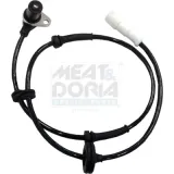 Sensor, Raddrehzahl Vorderachse rechts MEAT & DORIA 90259