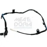 Sensor, Raddrehzahl Hinterachse links MEAT & DORIA 90260
