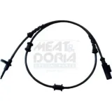 Sensor, Raddrehzahl Hinterachse links Hinterachse rechts MEAT & DORIA 90271