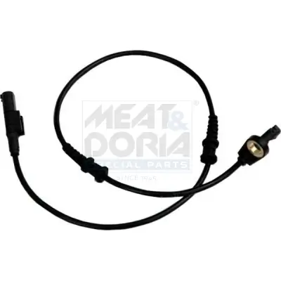 Sensor, Raddrehzahl Vorderachse rechts Vorderachse links MEAT & DORIA 90278